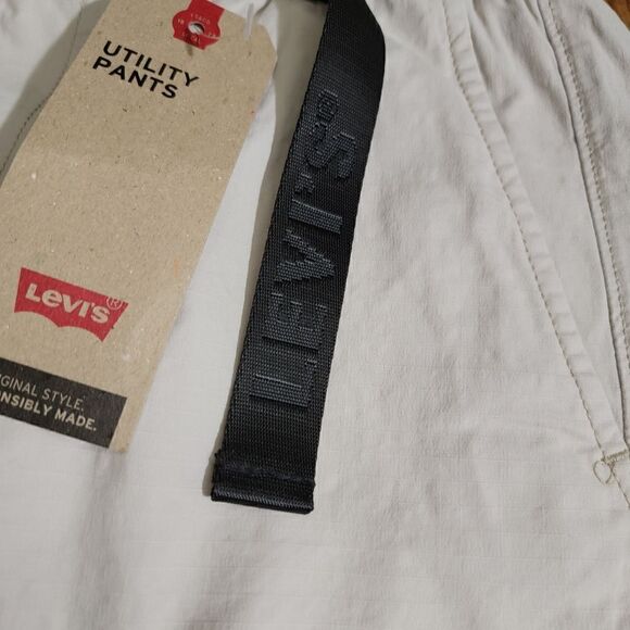 Levi's Premium Stretch Utility Pants Skateboarding Trousers Size Small S Tan New - Picture 4 of 16